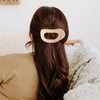 EDLMKM 6 PCS Flat Hair Clips for Women, Flat Claw
