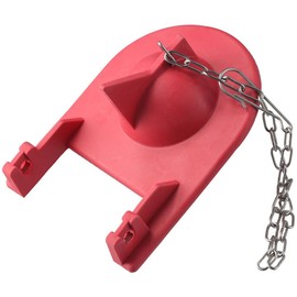 iuniq 2 Pcs 2 Inch Old-fashioned Toilet Baffle Replacement Parts Water Tank Accessories Sharp Corner K Rubber Clap Cover Drain Valve Water Retaining Plate Stop Valve Plug