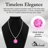 Belinda Jewelz - Round Birthstone Necklace, Gemstone Pendant Necklace with