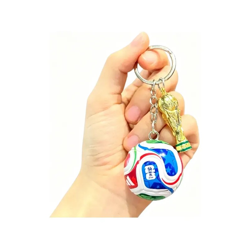 5pcs Llavero Balón Fútbol Mundial 2026 Edición Especial