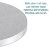 Silver Cake Drum Round 16 Inch Cake Boards with 1/2-Inch