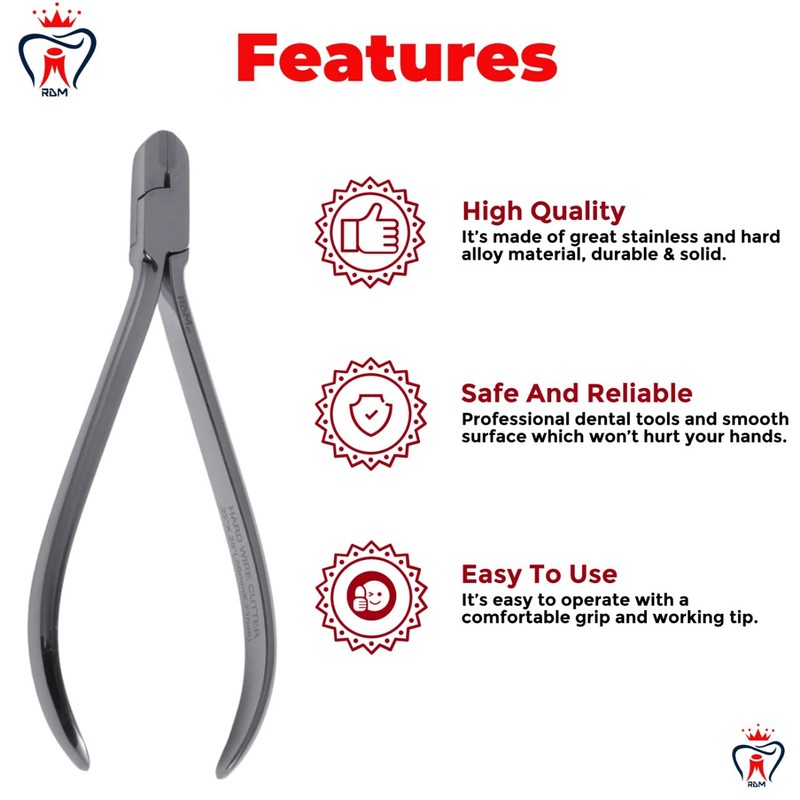Long Handle Hard Wire Cutter, German Tungsten Carbide Inserts Dental