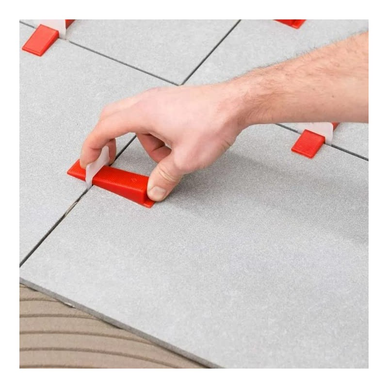 Sistema de Nivelación Cuña Nivelador Azulejo Porcelanato Loseta Piso Baldosa