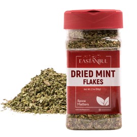 Eastanbul Dried Mint, 2.1oz, Dried Mint for Cooking, Peppermint Leaves, Perfect for Tea Loose Leaf, Peppermint Herb Seasoning,%100 Natural, Non-GMO, Turkish Spice