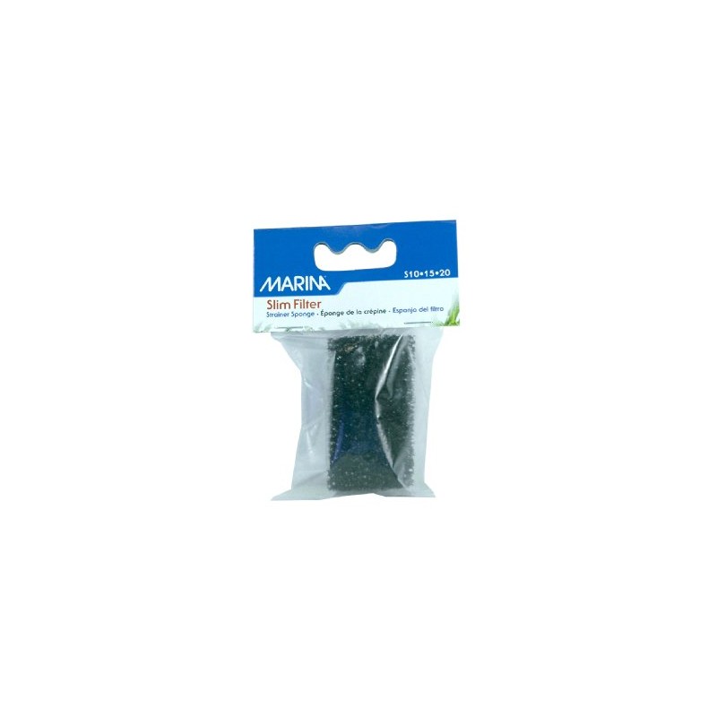 Marina Slim Filter Intake Strainer Sponge, Replacement Aquarium Filter Media,