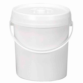 Lockweiler 106431177 Nappy Bin with Lid 11 L Diameter 27 cm White