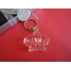 Crystal Clear Crown Keychain