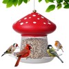 IWNTWY Bird Feeder, Heavy Duty Metal Bird Feeders for Outdoor