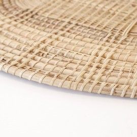 Rattan Oval Lunch Mat