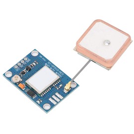 Queen.Y NEO-7M GPS Module PM2.5 GYGPSV1 GPS Board Satellite Positioning Module Accessory with Ceramic Directional Antenna High Sensitivity,3-5V Common Power Supply