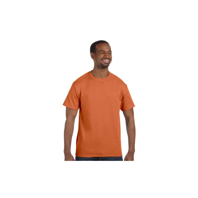 Gildan Men's Heavy Cotton T-Shirt (Sunset) (Small)