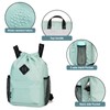 WANDF Turnbeutel mit Kordelzug, Sporttasche mit Schuhfach, wasserabweisender String-Rucksack Cinch