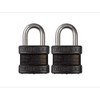 Commando Lock | Blackout Laminated Steel Padlock | Military-Grade |