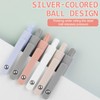 BlueXP Gel Pens 6pcs 0.5mm Black Ink Pens, Fine Point