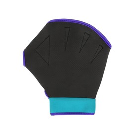 Neoprene Webbed Swim Gloves for Adults & Teens Adjustable Wrist Strap Aquatic Training Gloves Fingerless Water Resistance Design for Swimming Snorkeling Diving