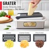 Mueller Pro-Series 10-in-1, 8 Blade Stainless Steel Multi Vegetable Chopper
