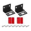 sourcing map 2pcs Cabinet Magnetic Catch, L-Shaped Ultra Thin Magnetic