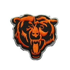 Chicago Bear Embroidery Patch Military Tactical Morale Patch Badges Emblem Applique Hook Patches for Clothes Backpack Accessories