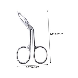 BIUDECO Precision Eyebrow Tweezers 3pcs Stainless Steel Scissor Tweezers for Women Hair Removal Brow Kit Comfortable Grip Beauty Tool