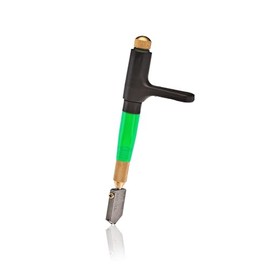 TOYO TC21SVR Custom Grip Supercutter Glass Cutter | Green - Straight Blade | Four-Position, Customizable Ergonomic Handled to Fit Most Hands | Smooth Rolling Supercutter | Made in Japan