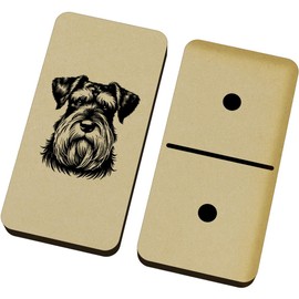 Azeeda 'Giant Schnauzer' Domino Set & Box (DM00044180)