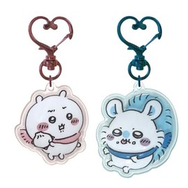 K Company (ケイカンパニー) Chiikawa Puffy Pair Keychain Chiikawa x Flying Squirrel CKW-PP-CM H44×W37×D10mm