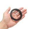 sourcing map 12 Pcs Solid Nitrile Rubber Flat Washer DN65