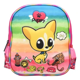 Lluvia Lonchera Perro Chihuahua Corazon Puppy Termica 3d Lluvia Color Rosa