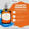 Shampoo pos operatorio con yodopovidona Blindagerm de 240 ml. Ideal