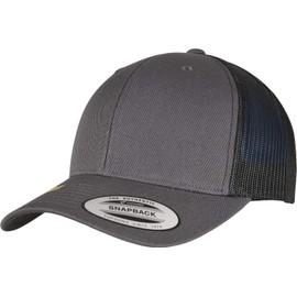 Flexfit Unisex YP Classics Recycled Retro Trucker Cap 2-Tone Baseballkappe, Charcoal/Black, one Size