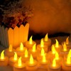 Led 24 Velas Led Ambar Parpadeantes Decoracion Fiestas Boda Xv