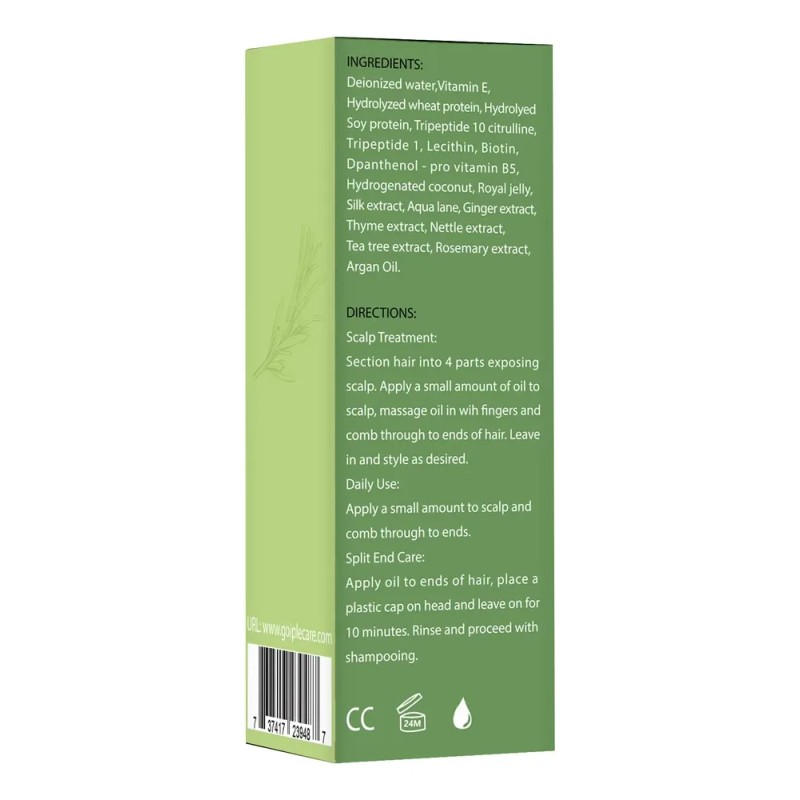 Aceite Para El Crecimiento Del Cabello Wozutunt Rosemary 90