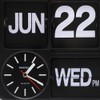 Itigoitie Retro Modern 9.45 Inches Calendar Day Date Flip Desk