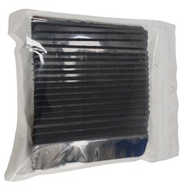 20 Sets 1x4 Inch Heavy Duty Hook and Loop Strips with Adhesive - Strong Double Sided Mounting Tape for Hanging Pictures, Organizing Cables, Fabric & Home Decor - No Screws Needed, Black