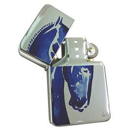 Sunshine Cases Unicorn with Yellow Roses Art by Denise Every Lighter Silver Flip-Top Refillable Windproof Survival