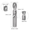 sourcing map Solid Carbide Drill Bit, 10mm (0.394") YG6X/C3 Micro-Grain
