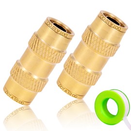 FullMayPro 1/2'' Dot Push-To-Connect Fittings,Air Brake Line Fittings，Dot Tube OD Pneumatic Fittings,Air Fittings Straight Union for Trucks Trailers,Air systems and More (2PCS)