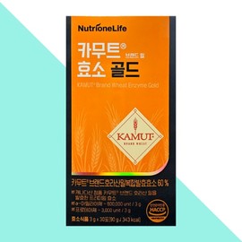 뉴트리원 카뮤트 카무트 효소 골드 곡물 30포X1개 NutriOne Kamut Enzyme Gold Grain 30 Sachets x 1 Pack
