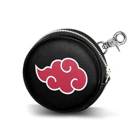 Naruto Clouds-Cookie Wallet, Black, 8.7 x 8.7 cm, black, cookie wallet clouds
