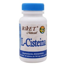 Cisteína Riket Suplemento Nutricional Vitamina Cápsulas