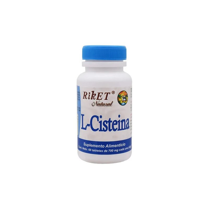 Cisteína Riket Suplemento Nutricional Vitamina Cápsulas