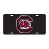 South Carolina Gamecocks Black Mirrored License Plate Tag