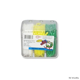 Kkotsaem Square-Tip Precision Tweezers (Mixed Set) 6ea