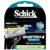 Schick Quattro 4 4 Blade Titanium Revolution Replacement Blades (Pack