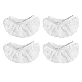 Yicotira 4 Pack Steam Cleaner Accessories for Most Handheld Steam Cleaner - Microfiber Cloths Cover Compatible with Bissell Steam Shot, Dupray, PurSteam, Comforday Steam Cleaner
