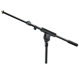 K&M - König & Meyer 21140.500.55 - Two-Piece Telescopic Boom Arm With 5/8" Thread - Smooth, Silent and Scratch Free Position Changes - Professional Grade for all Musicians - German Made - Black