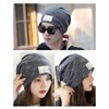 Anti Radiation Hat Black Striped Silver Fiber and Cotton Shielding