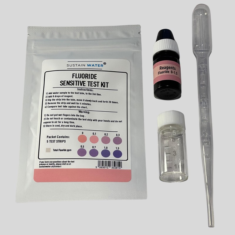 Drinking Water Test Kit for Fluoride, High Sensitivity Tap Water