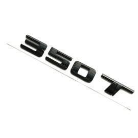 1Pc 350T Logo Emblem Compatible with CT4 CT5 XT4 XT5 Rear Turnk 350 T Nameplate 3D Badge (Glossy Black)