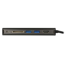DeLOCK USB-C 3.1 Docking Station HDMI 4K 30 Hz Gigabit LAN and USB PD, 87721